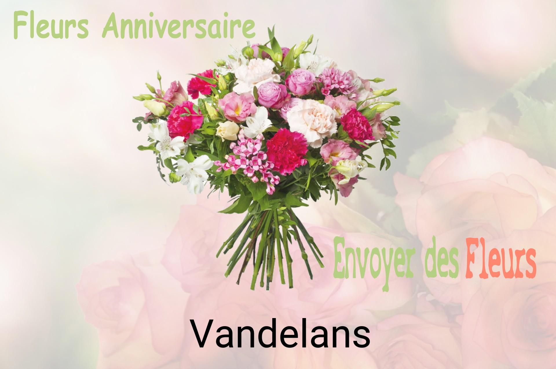Bouquet de fleurs d’anniversaire livré à Vandelans